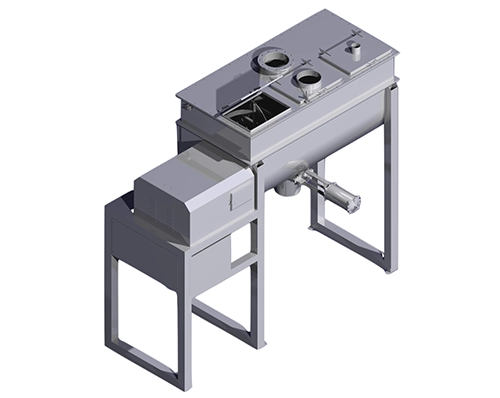 Horizontal Ribbon Blender