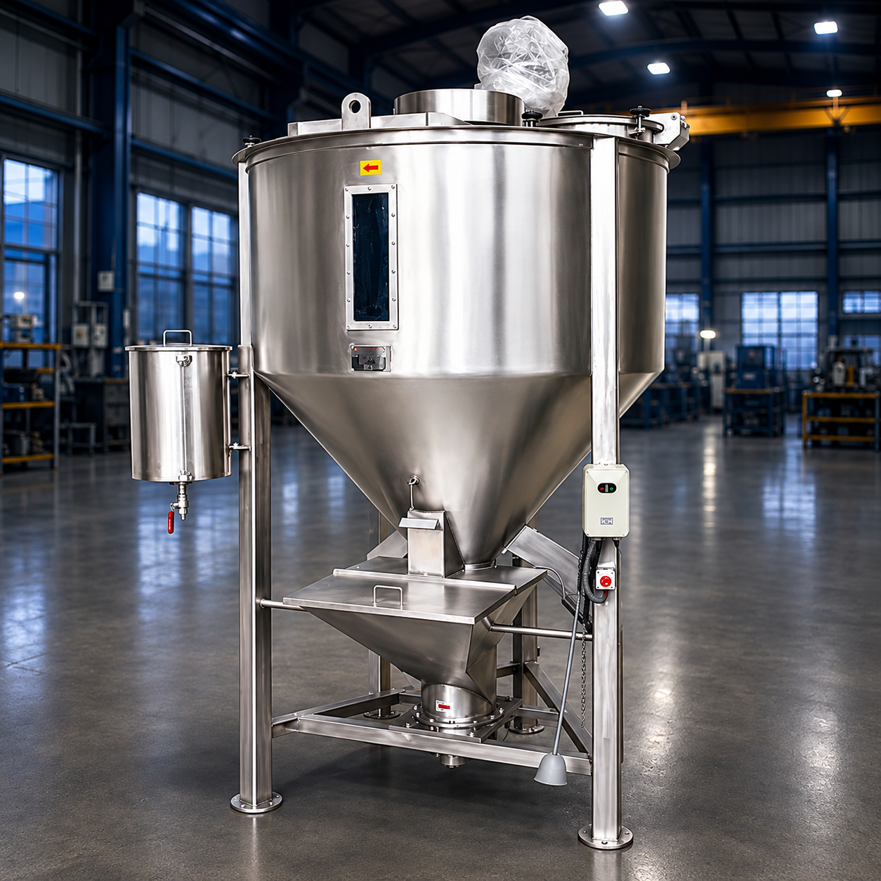  Stainless steel Vertical Blender Manufacturers in India by Vimson India Engineers LLP for industrial powder mixing